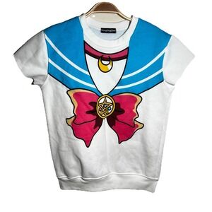Sailor Moon Cosplay Sweater‎ Size Small Costume Y2K Comfy Cartoon Halloween